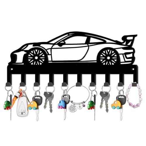 SUPERDANT Car Metal Key Hook Vintage Race Car Decorative 10 - Product Imagery
