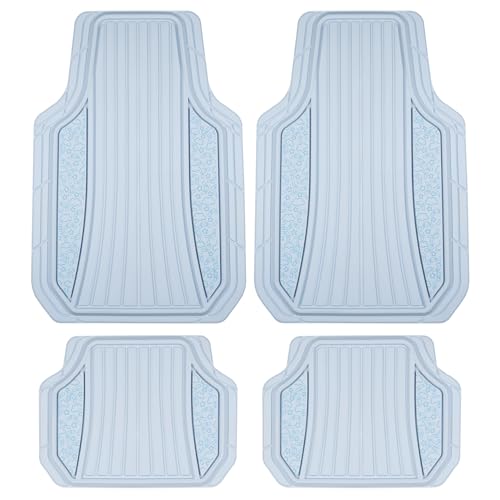 Cinnamoroll Car Mats 4pc Floor Mats for Cars Trucks SUVs Blue - Product Imagery