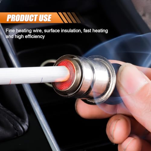 KITUREK Car Cigarette Lighter, 12V Pop-Out Car Lighter Plug, 2PCS - Product Imagery