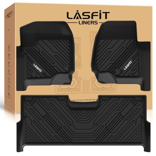 LASFIT Floor Mats for Ford F250/F350 2017-2026 Fits Crew - Product Imagery