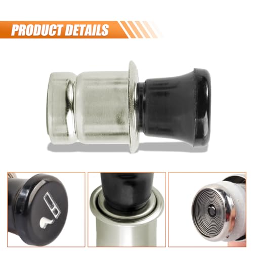 KITUREK Car Cigarette Lighter, 12V Pop-Out Car Lighter Plug, 2PCS - Product Imagery