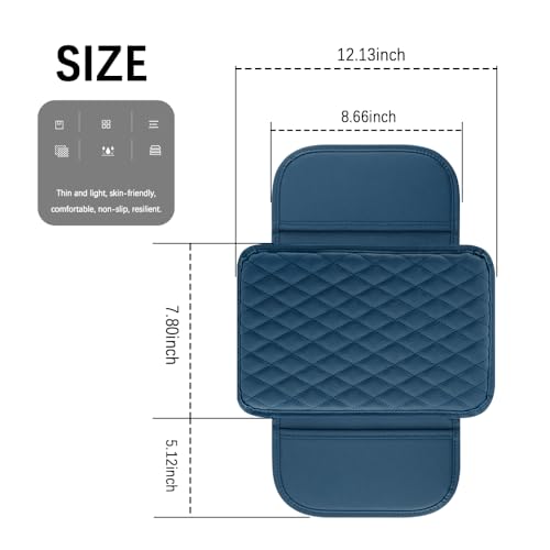 carleef Arm Rest Cover for Car,Leather+Memory Foam Center - Product Imagery