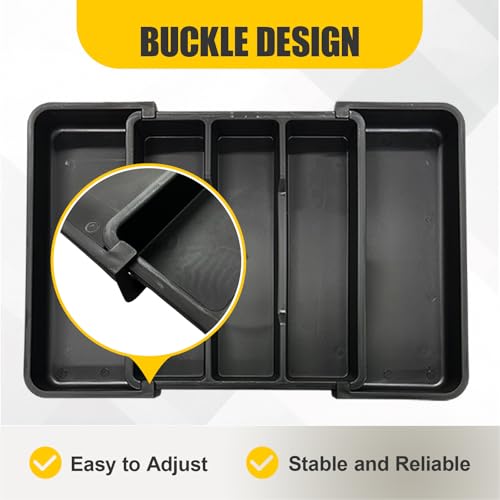 Tool Organizer Tray, Expandable 13"-22" Tool Storage Trays with - Product Imagery
