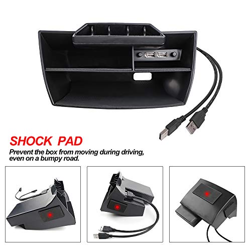 Thenice Central Console Organizer with USB for Honda Civic - Product Imagery