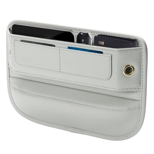 Universal Fit Premium Leather Car Seat Gap Filler Organizer, - Product Imagery