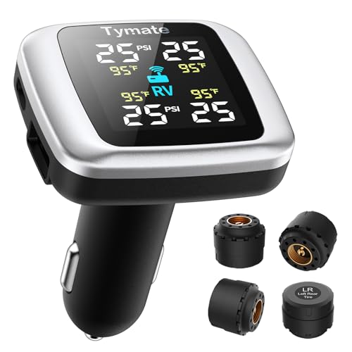 Tymate TM7 RV Tire Pressure Monitoring System, TPMS Set of 4 - Product Imagery