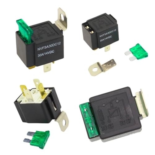 1pc 4 pin 30A relays top Grade Quality Relay with Fuse, Coil - Product Imagery