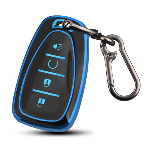 MILD EAST for Chevy Soft TPU Key Fob Cover with Keychain - Product Imagery