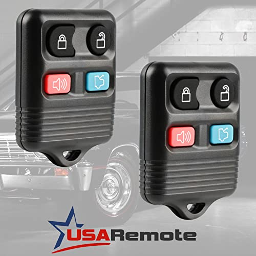 Car Key Fob Keyless Entry Remote fits Ford, Lincoln, Mercury, - Product Imagery