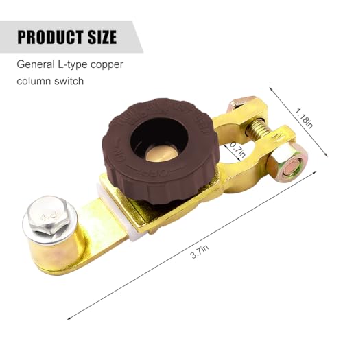 Car Top Post Battery Disconnect Switch, 12V Heavy Duty Master - Product Imagery