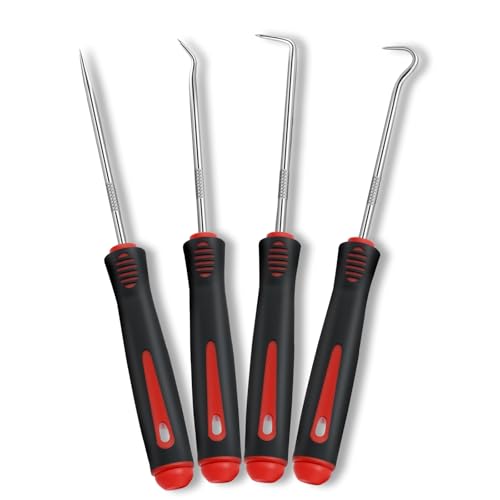 4-Piece Pick Set Mechanic, Automotive Hook and Pick Set with - Product Imagery