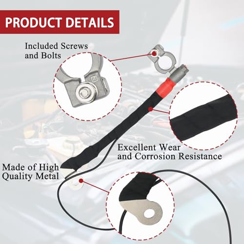Positive Battery Cables Connector Wire,Compatible with 2013-2019 - Product Imagery