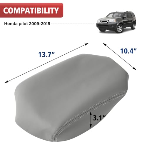 KBH Car Center Console Lid Cover Replacement for Honda Pilot - Product Imagery