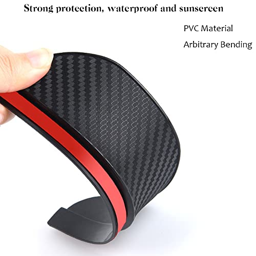Pincuttee Mirror Rain Visor Eyebrow, Side Mirror Rain Guards, - Product Imagery