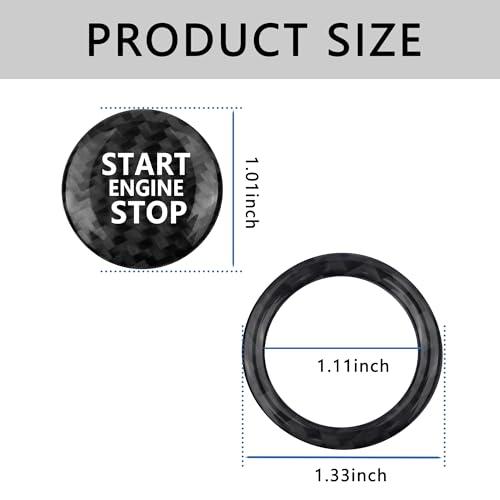 Car Push Start Button Cover Compatible with Audi,Cool Cars - Product Imagery