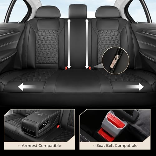 Coverado Automotive Seat Covers, Car Seat Covers Full Set, Car - Product Imagery