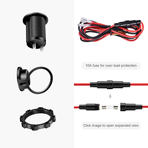 Cigarette Lighter Socket Car Marine Motorcycle ATV RV Lighter - Product Imagery