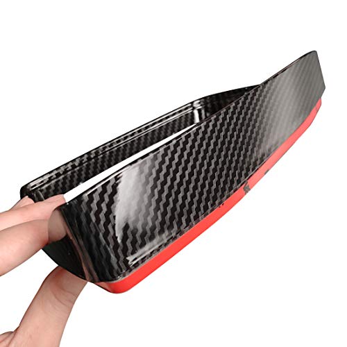 RUIHE Carbon Fiber Color Side Door Mirror Cover Rain Visor Guard - Product Imagery