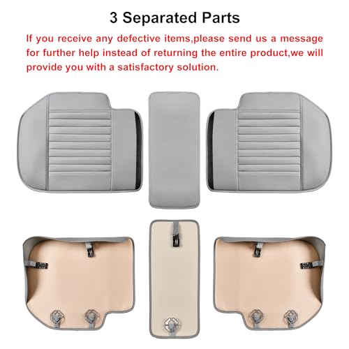 Back Seat Covers, Rear Seat Cushions, Auto Bench Protector with - Product Imagery