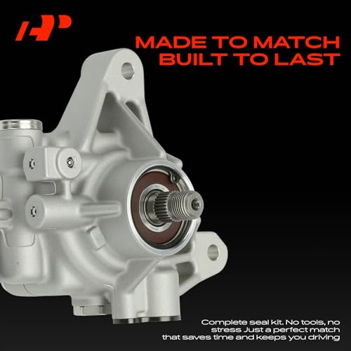 A-Premium Power Steering Pump, Precision-machined Steel - Product Imagery