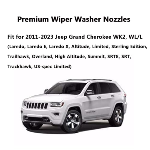 68260443AA Premium Wiper Washer Nozzles Fit for 2011-2023 Jeep - Product Imagery