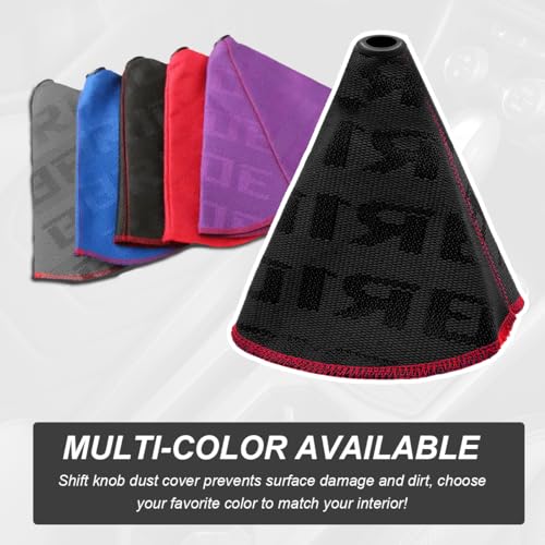 Car Shift Boot Cover, Fabric Shifter Lever Knob Boot Dustproof - Product Imagery