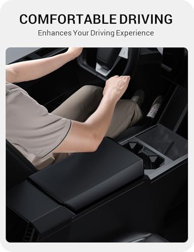 BASENOR Armrest Cover for 2026-2024 Tesla Cybertruck Scratch - Product Imagery