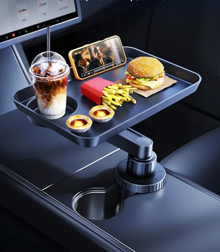 Car Cup Holder Tray, Car Food Tray Table for Car Eating Lunch, - Product Imagery