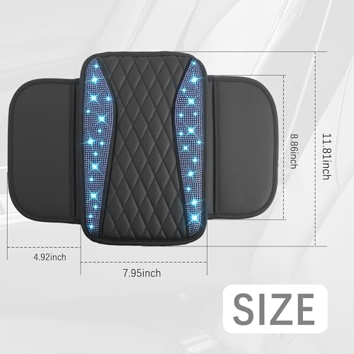 IHOTDER Bling Rhinestones Center Console Covers for - Product Imagery