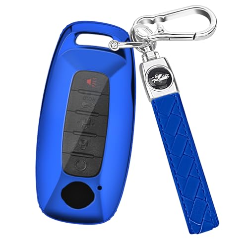 MILD EAST for Nissan Key Fob Cover with Keychain, 3 4 5-Button - Product Imagery