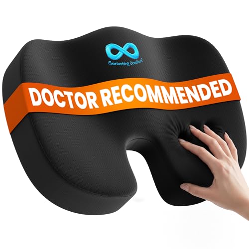 Everlasting Comfort Doctor Recommended Memory Foam Seat Cushion - Product Imagery