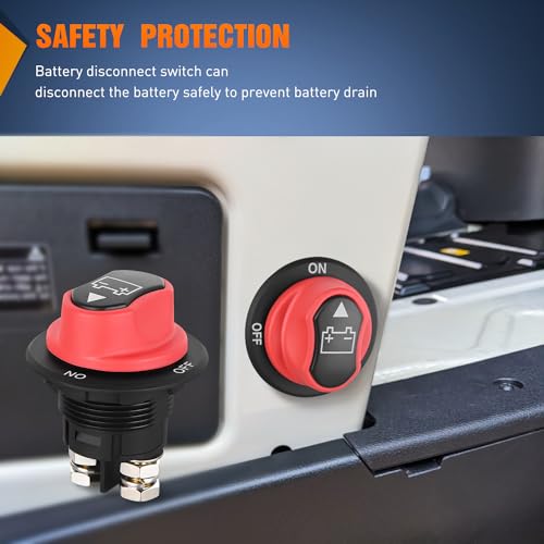 Nilight Battery Disconnect Switch 100A Master Isolator - Product Imagery