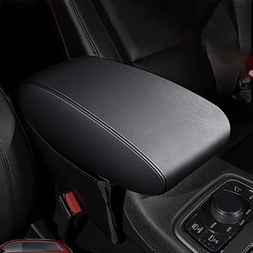 AOMSAZTO Black Leather Armrest Covers for Grand Cherokee - Product Imagery