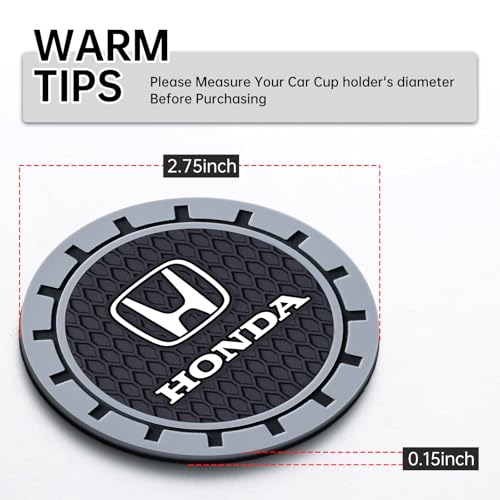 Car Cup Coaster, 2PCS Universal Non-Slip Cup Holders, Compatible - Product Imagery