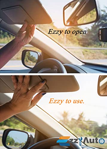 Ezzy Auto Gray Left Driver Side Sun Visor Compatible with Mazda - Product Imagery