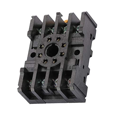 Durable 8Pin Relay Holder Socket Base, PF085A 300V 7A Rated, - Product Imagery