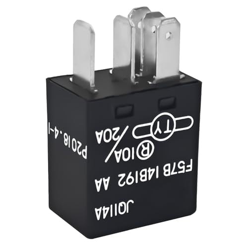 F57B14B192AA Automotive Relay (Set of 4) - 10A/20A 12VDC 5-Pin - Product Imagery