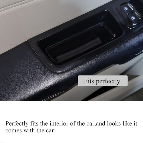 Front Row Door Side Storage Box Fit Ford Edge 2015-2025 ABS Tray - Product Imagery