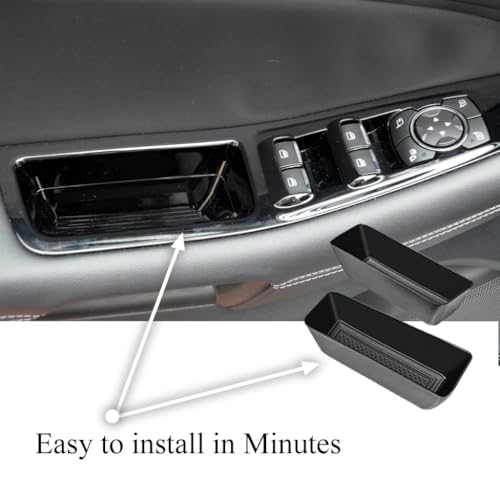 Front Row Door Side Storage Box Fit Ford Edge 2015-2025 ABS Tray - Product Imagery