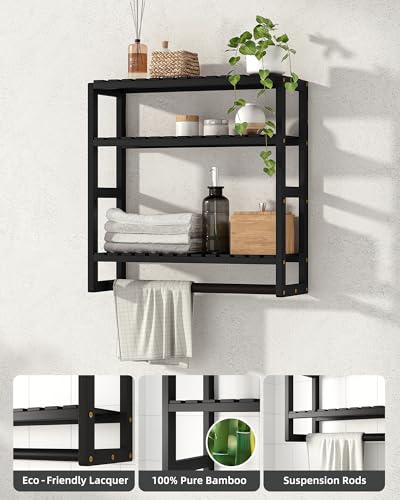 Galood Over The Toilet Storage Bathroom Shelves Wall Mounted 3 - Product Imagery