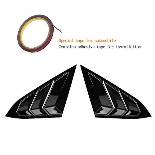 Thenice Window Louvers for Honda Civic Sedan 2016-2021 -Piano - Product Imagery