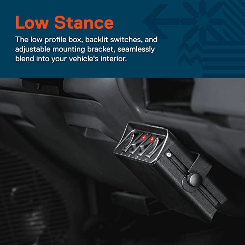 True MODS 4-Gang 12V Rocker Switch Box Panel 20A SPST Toggle for - Product Imagery