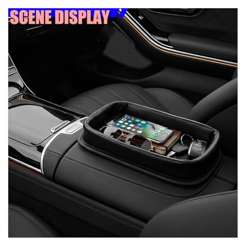 Craedli Car Dashboard Storage Tray, Multifunctional Leather Auto - Product Imagery