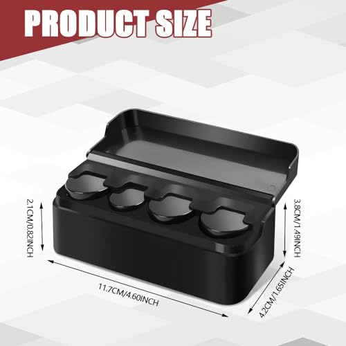 Coin Holder for Car, Coin Change Organizer Compatible with Coins - Product Imagery