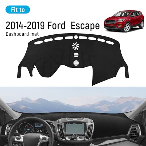 ZZEQYG Dash Cover for Ford Escape S SE SEL Titanium 2014 2015 - Product Imagery