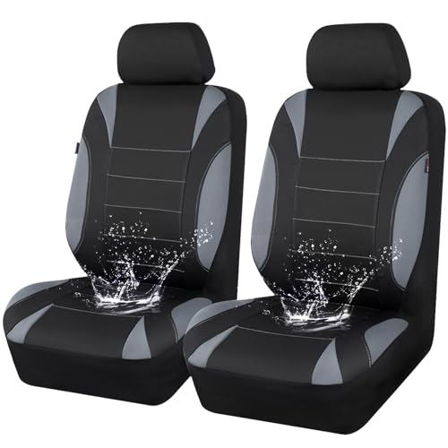 CAR PASS Waterproof Car Seat Covers Front Seats Only with 5mm - Product Imagery