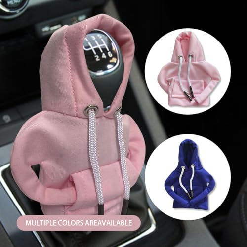 JOYCOURT 2PCS Car Gear Shift Hoodie Auto Shifter Knob Cover, - Product Imagery