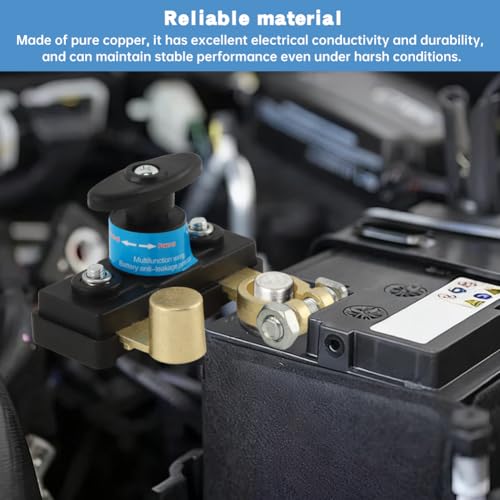 12V 24V Battery Disconnect Switch, Heavy Duty Master Battery - Product Imagery