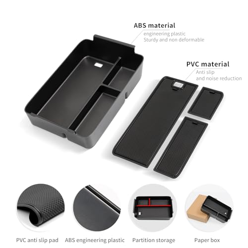 smabee Center Console Organizer for Hyundai Santa Fe 2024 2025 - Product Imagery