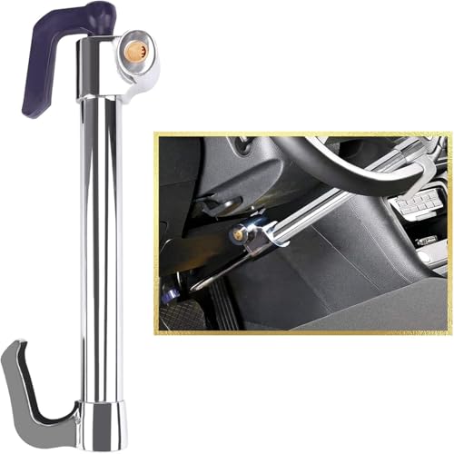 Tevlaphee Universal Steering Wheel Brake Lock Anti-Theft - Product Imagery